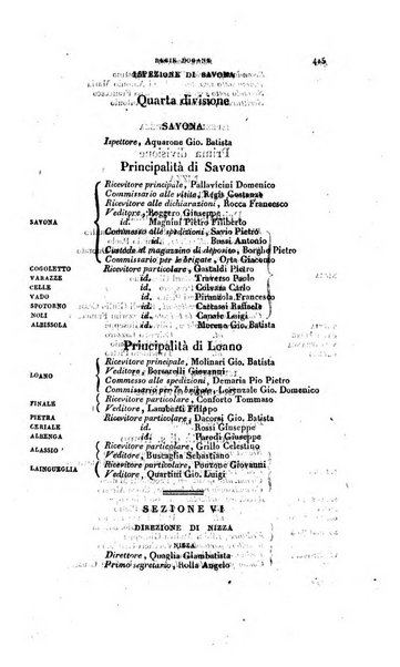 Calendario generale pe' Regii Stati pubblicato con autorità del Governo e con privilegio di S.S.R.M