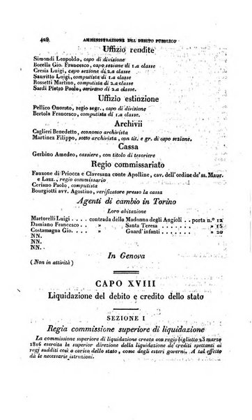 Calendario generale pe' Regii Stati pubblicato con autorità del Governo e con privilegio di S.S.R.M