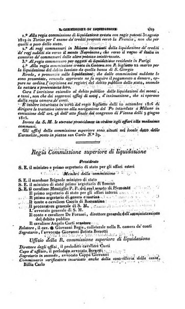 Calendario generale pe' Regii Stati pubblicato con autorità del Governo e con privilegio di S.S.R.M