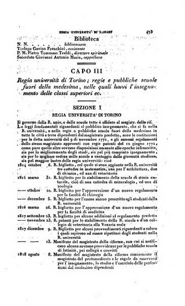 Calendario generale pe' Regii Stati pubblicato con autorità del Governo e con privilegio di S.S.R.M