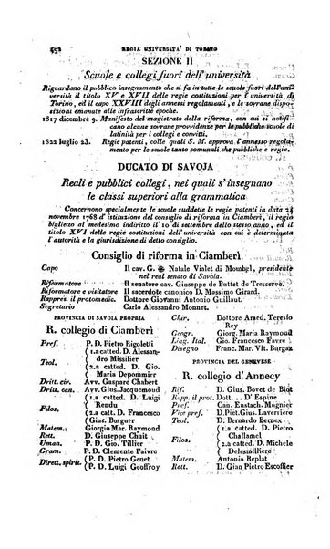 Calendario generale pe' Regii Stati pubblicato con autorità del Governo e con privilegio di S.S.R.M