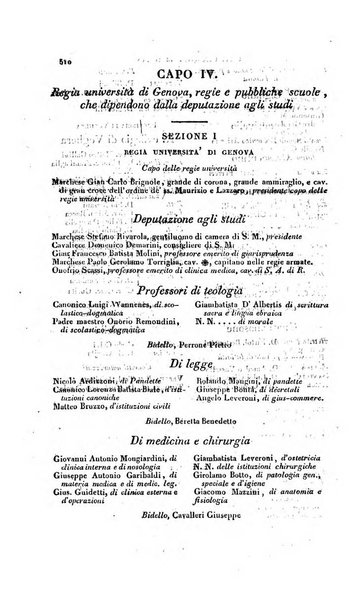 Calendario generale pe' Regii Stati pubblicato con autorità del Governo e con privilegio di S.S.R.M