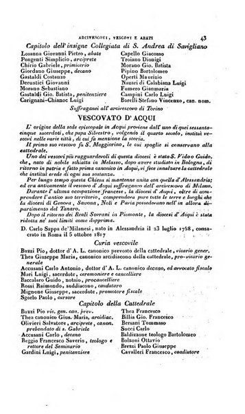 Calendario generale pe' Regii Stati pubblicato con autorità del Governo e con privilegio di S.S.R.M