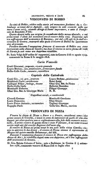 Calendario generale pe' Regii Stati pubblicato con autorità del Governo e con privilegio di S.S.R.M