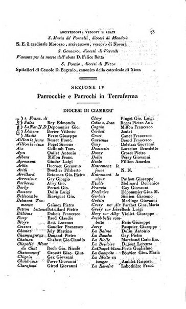 Calendario generale pe' Regii Stati pubblicato con autorità del Governo e con privilegio di S.S.R.M