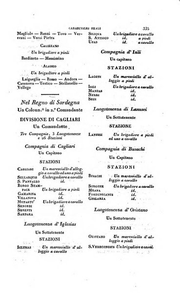 Calendario generale pe' Regii Stati pubblicato con autorità del Governo e con privilegio di S.S.R.M