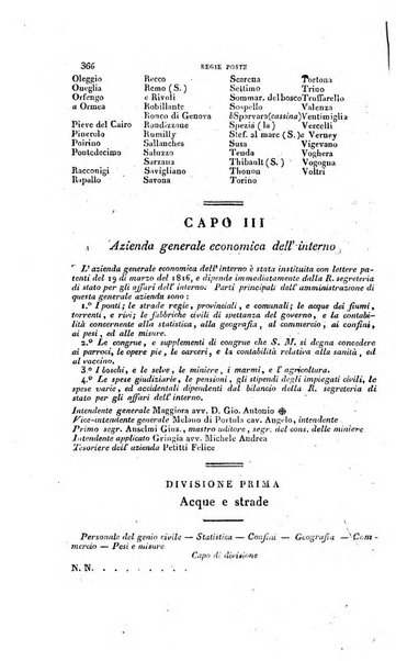 Calendario generale pe' Regii Stati pubblicato con autorità del Governo e con privilegio di S.S.R.M