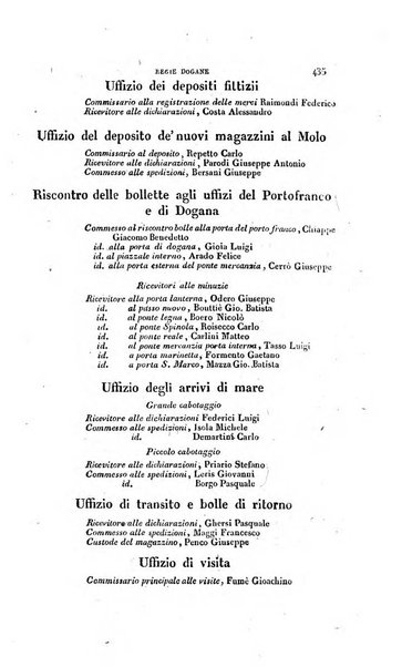 Calendario generale pe' Regii Stati pubblicato con autorità del Governo e con privilegio di S.S.R.M