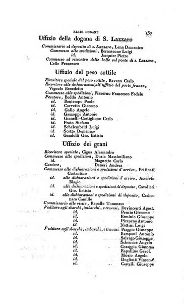 Calendario generale pe' Regii Stati pubblicato con autorità del Governo e con privilegio di S.S.R.M