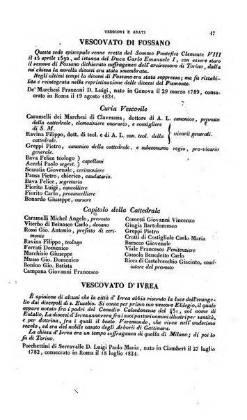 Calendario generale pe' Regii Stati pubblicato con autorità del Governo e con privilegio di S.S.R.M