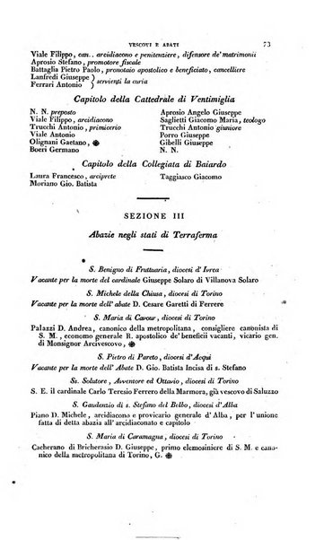 Calendario generale pe' Regii Stati pubblicato con autorità del Governo e con privilegio di S.S.R.M