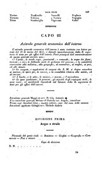 Calendario generale pe' Regii Stati pubblicato con autorità del Governo e con privilegio di S.S.R.M