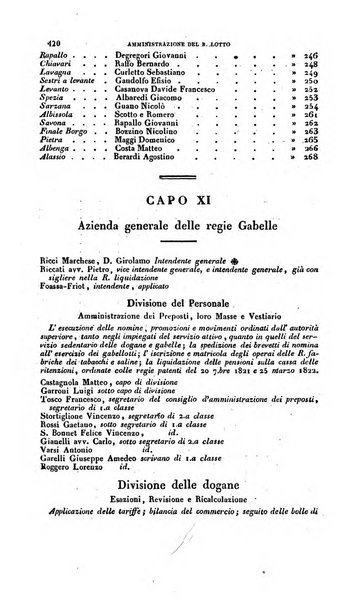 Calendario generale pe' Regii Stati pubblicato con autorità del Governo e con privilegio di S.S.R.M