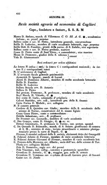 Calendario generale pe' Regii Stati pubblicato con autorità del Governo e con privilegio di S.S.R.M