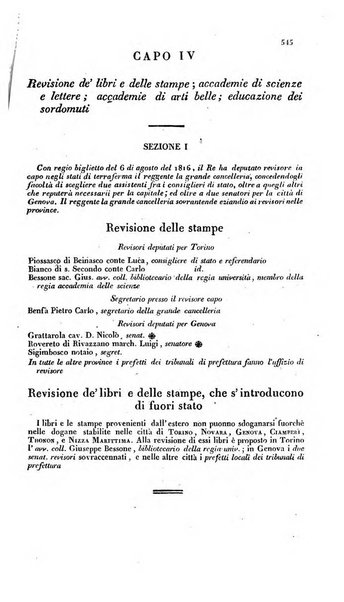 Calendario generale pe' Regii Stati pubblicato con autorità del Governo e con privilegio di S.S.R.M