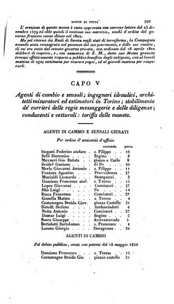 Calendario generale pe' Regii Stati pubblicato con autorità del Governo e con privilegio di S.S.R.M