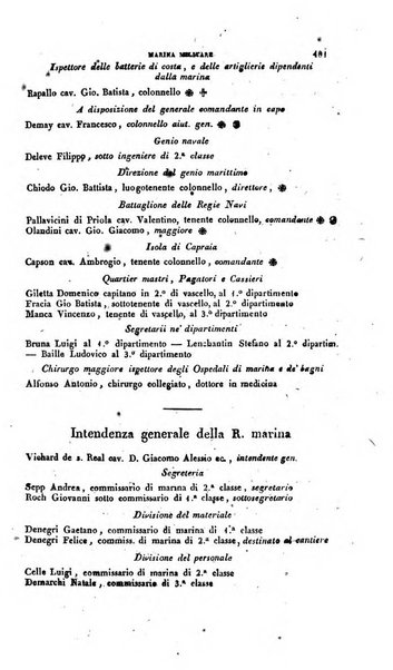 Calendario generale pe' Regii Stati pubblicato con autorità del Governo e con privilegio di S.S.R.M