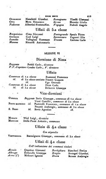 Calendario generale pe' Regii Stati pubblicato con autorità del Governo e con privilegio di S.S.R.M