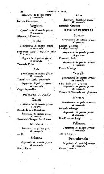 Calendario generale pe' Regii Stati pubblicato con autorità del Governo e con privilegio di S.S.R.M