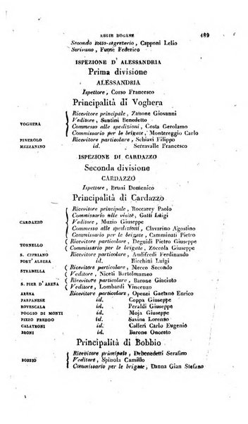 Calendario generale pe' Regii Stati pubblicato con autorità del Governo e con privilegio di S.S.R.M