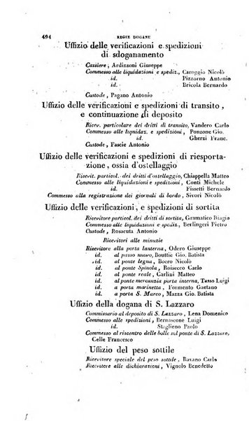 Calendario generale pe' Regii Stati pubblicato con autorità del Governo e con privilegio di S.S.R.M