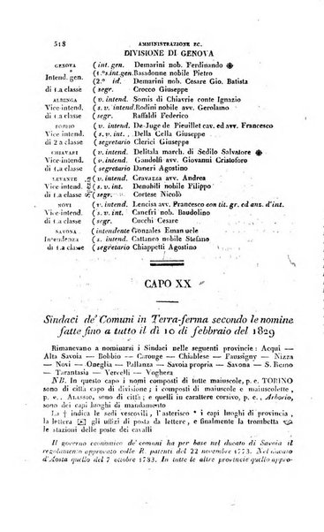 Calendario generale pe' Regii Stati pubblicato con autorità del Governo e con privilegio di S.S.R.M