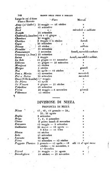 Calendario generale pe' Regii Stati pubblicato con autorità del Governo e con privilegio di S.S.R.M