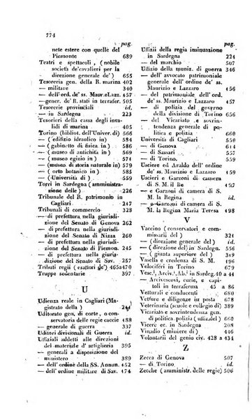 Calendario generale pe' Regii Stati pubblicato con autorità del Governo e con privilegio di S.S.R.M