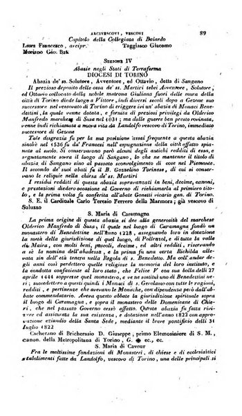 Calendario generale pe' Regii Stati pubblicato con autorità del Governo e con privilegio di S.S.R.M