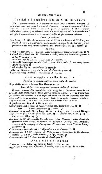 Calendario generale pe' Regii Stati pubblicato con autorità del Governo e con privilegio di S.S.R.M