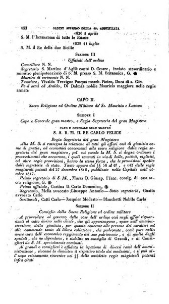 Calendario generale pe' Regii Stati pubblicato con autorità del Governo e con privilegio di S.S.R.M