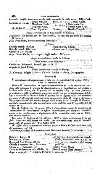 Calendario generale pe' Regii Stati pubblicato con autorità del Governo e con privilegio di S.S.R.M