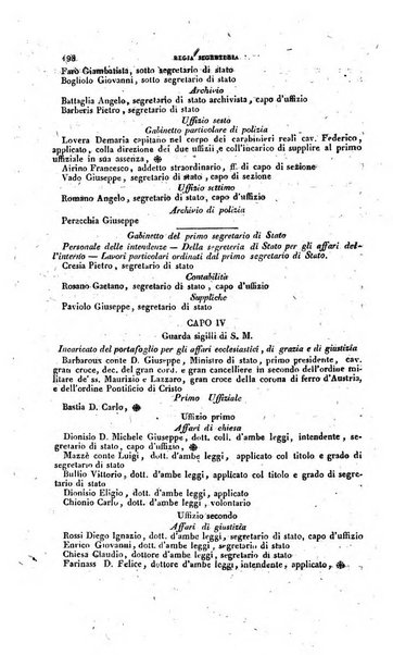 Calendario generale pe' Regii Stati pubblicato con autorità del Governo e con privilegio di S.S.R.M