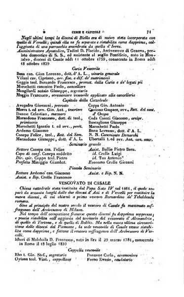 Calendario generale pe' Regii Stati pubblicato con autorità del Governo e con privilegio di S.S.R.M