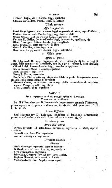 Calendario generale pe' Regii Stati pubblicato con autorità del Governo e con privilegio di S.S.R.M