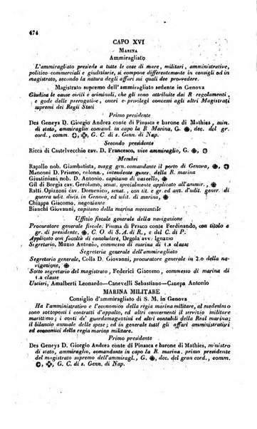 Calendario generale pe' Regii Stati pubblicato con autorità del Governo e con privilegio di S.S.R.M