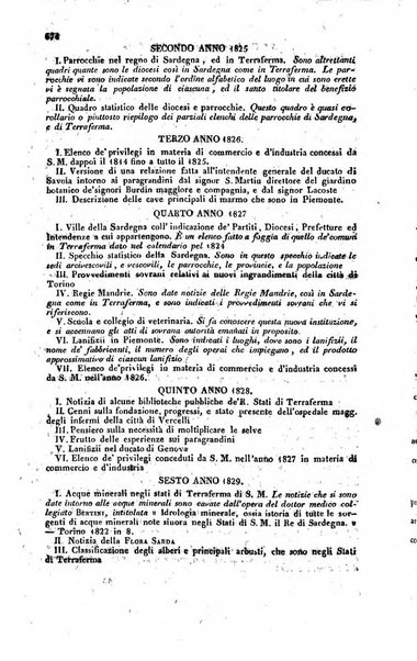 Calendario generale pe' Regii Stati pubblicato con autorità del Governo e con privilegio di S.S.R.M