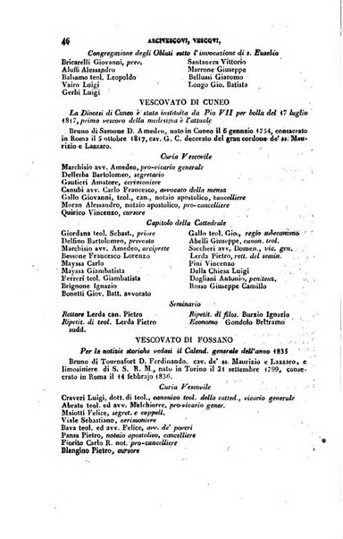 Calendario generale pe' Regii Stati pubblicato con autorità del Governo e con privilegio di S.S.R.M