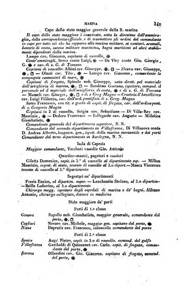 Calendario generale pe' Regii Stati pubblicato con autorità del Governo e con privilegio di S.S.R.M