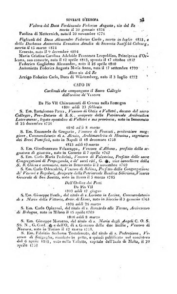 Calendario generale pe' Regii Stati pubblicato con autorità del Governo e con privilegio di S.S.R.M