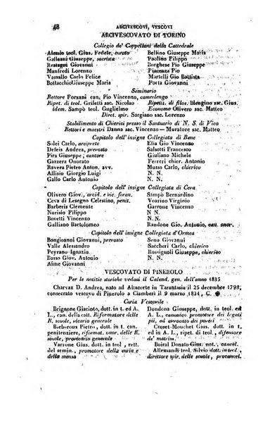 Calendario generale pe' Regii Stati pubblicato con autorità del Governo e con privilegio di S.S.R.M