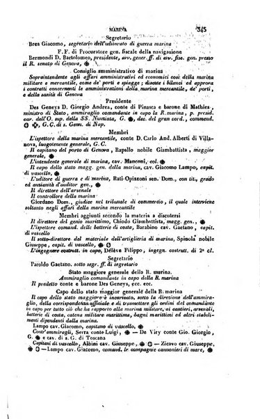 Calendario generale pe' Regii Stati pubblicato con autorità del Governo e con privilegio di S.S.R.M