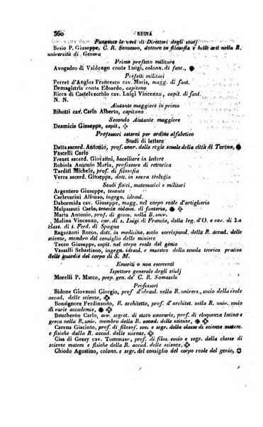 Calendario generale pe' Regii Stati pubblicato con autorità del Governo e con privilegio di S.S.R.M