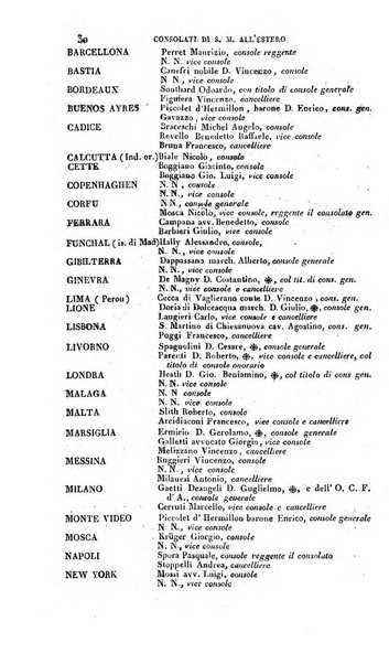 Calendario generale pe' Regii Stati pubblicato con autorità del Governo e con privilegio di S.S.R.M