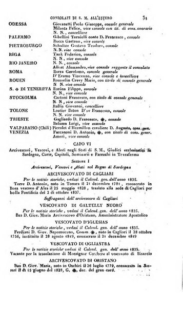 Calendario generale pe' Regii Stati pubblicato con autorità del Governo e con privilegio di S.S.R.M