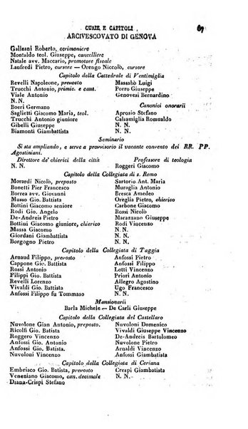 Calendario generale pe' Regii Stati pubblicato con autorità del Governo e con privilegio di S.S.R.M