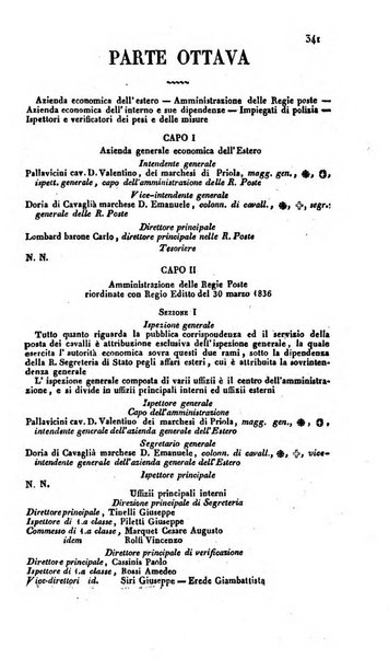 Calendario generale pe' Regii Stati pubblicato con autorità del Governo e con privilegio di S.S.R.M