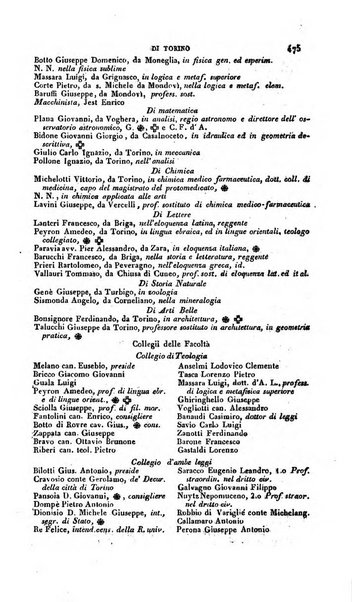 Calendario generale pe' Regii Stati pubblicato con autorità del Governo e con privilegio di S.S.R.M