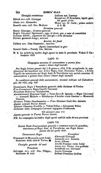 Calendario generale pe' Regii Stati pubblicato con autorità del Governo e con privilegio di S.S.R.M