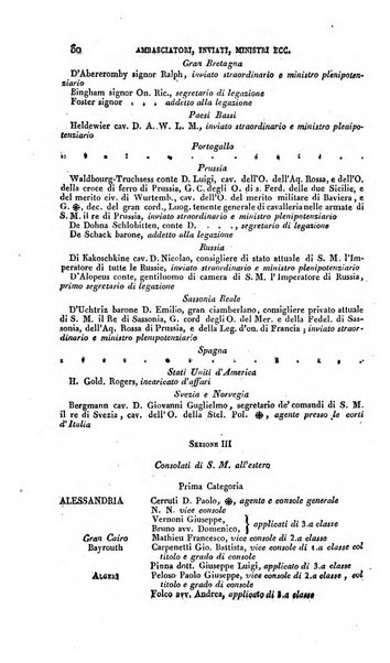 Calendario generale pe' Regii Stati pubblicato con autorità del Governo e con privilegio di S.S.R.M